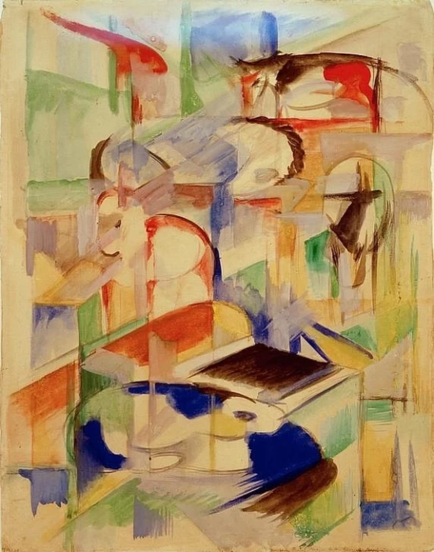 Composizione animale - Museo Franz Marc, Kochel am See